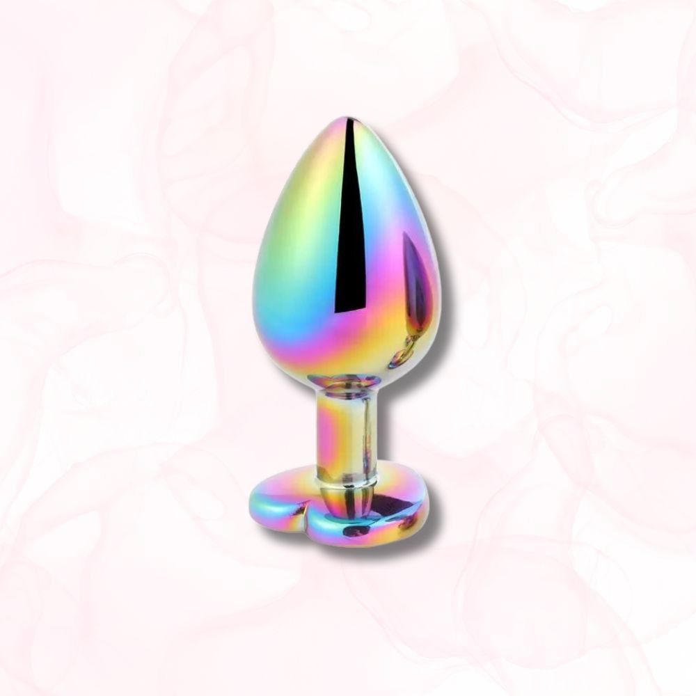 Plug Anal Coeur <br> Le Diamant de Chrome - Mon Plug Anal