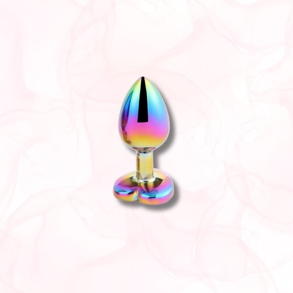 Plug Anal Coeur <br> Le Diamant de Chrome - Mon Plug Anal