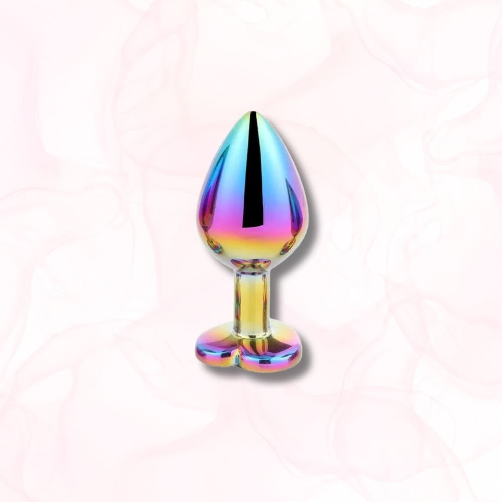 Plug Anal Coeur <br> Le Diamant de Chrome - Mon Plug Anal