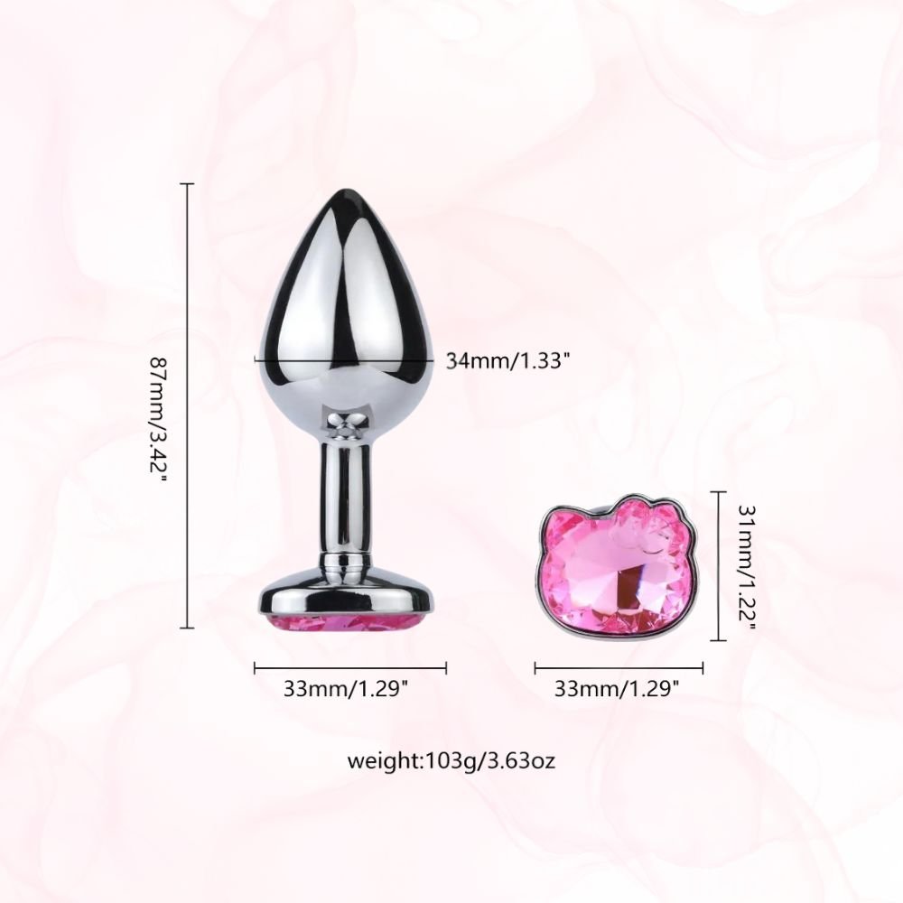 Plug Anal Diamant <br> Hello Kitty Plug - Mon Plug Anal