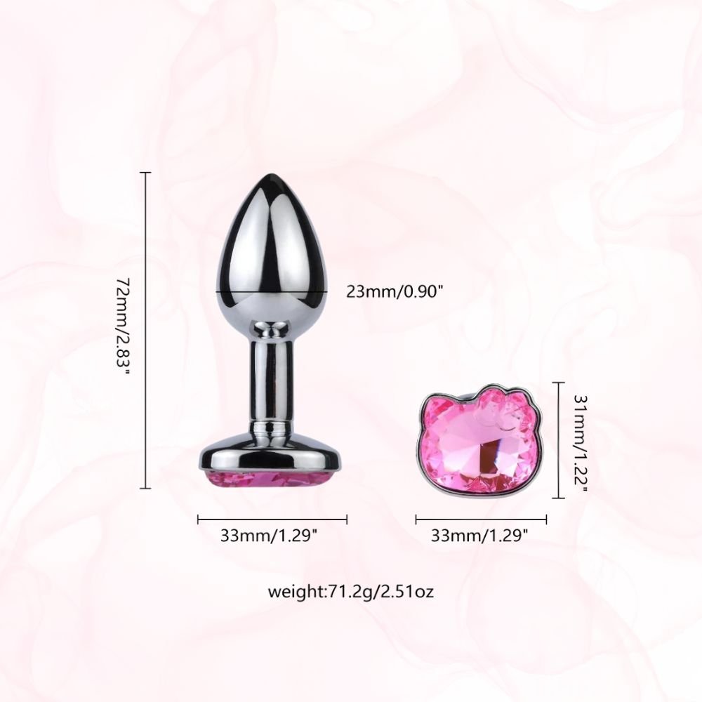 Plug Anal Diamant <br> Hello Kitty Plug - Mon Plug Anal