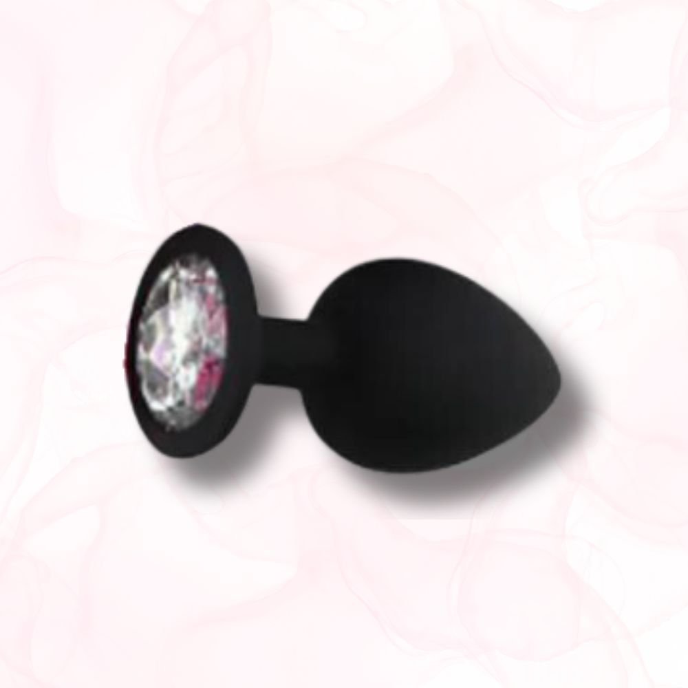 Plug Anal Diamant <br> Le Silicone Luxueux - Mon Plug Anal