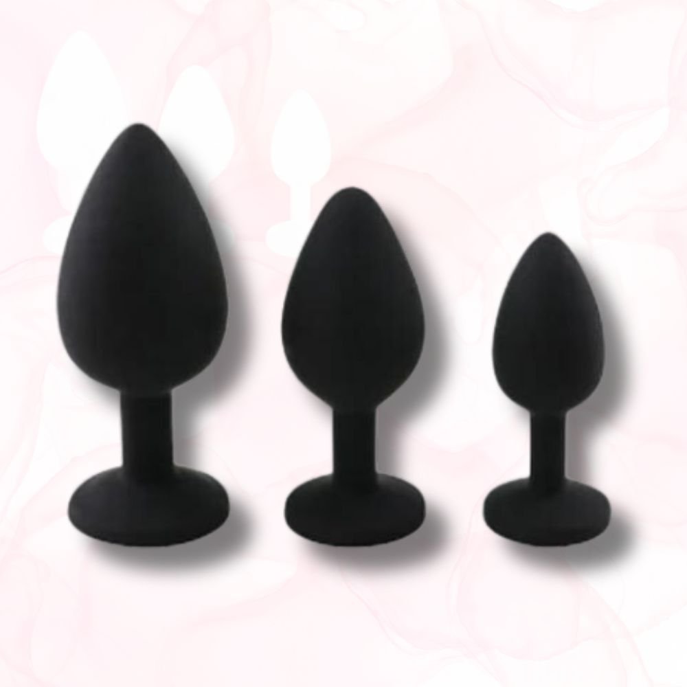 Plug Anal Diamant <br> Le Silicone Luxueux - Mon Plug Anal