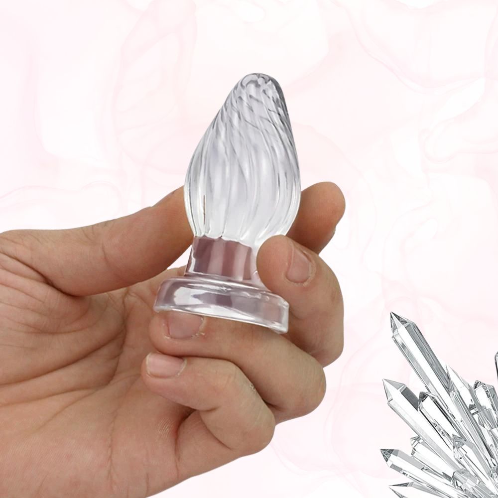 Plug Anal Silicone <br> La Douceur Transparente - Mon Plug Anal