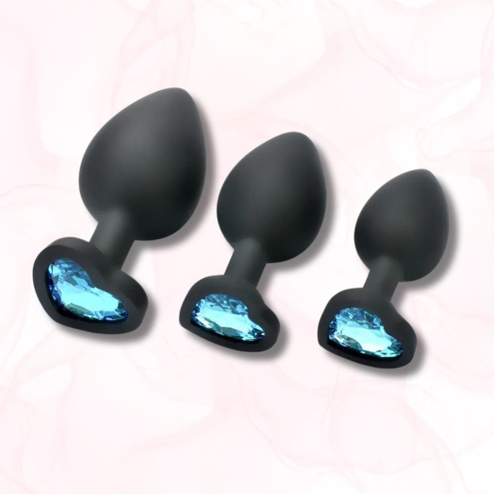 Plug Anal Silicone <br> Un Trio de Bonheur - Mon Plug Anal