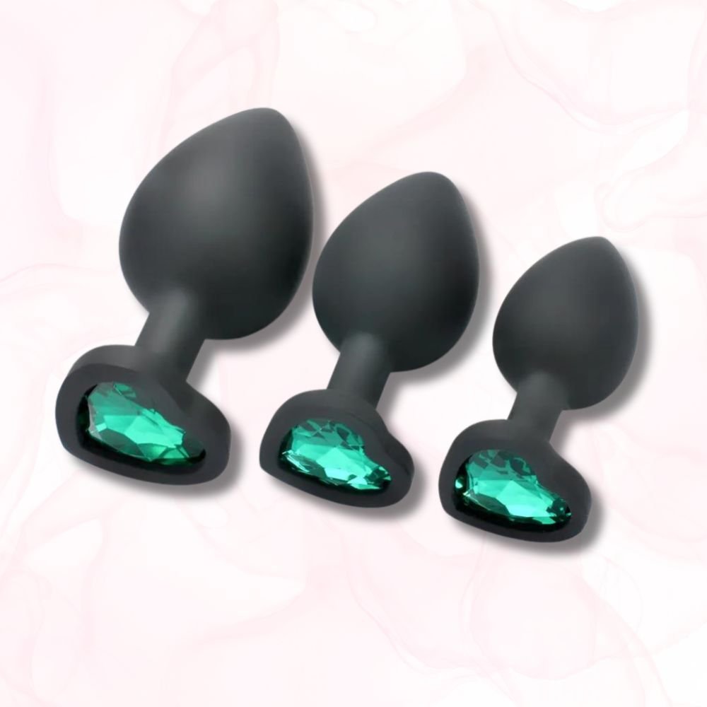 Plug Anal Silicone <br> Un Trio de Bonheur - Mon Plug Anal