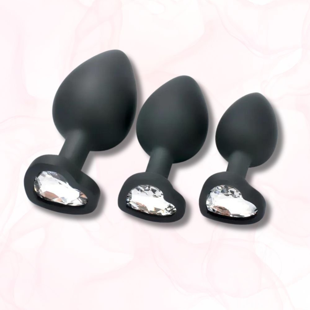 Plug Anal Silicone <br> Un Trio de Bonheur - Mon Plug Anal