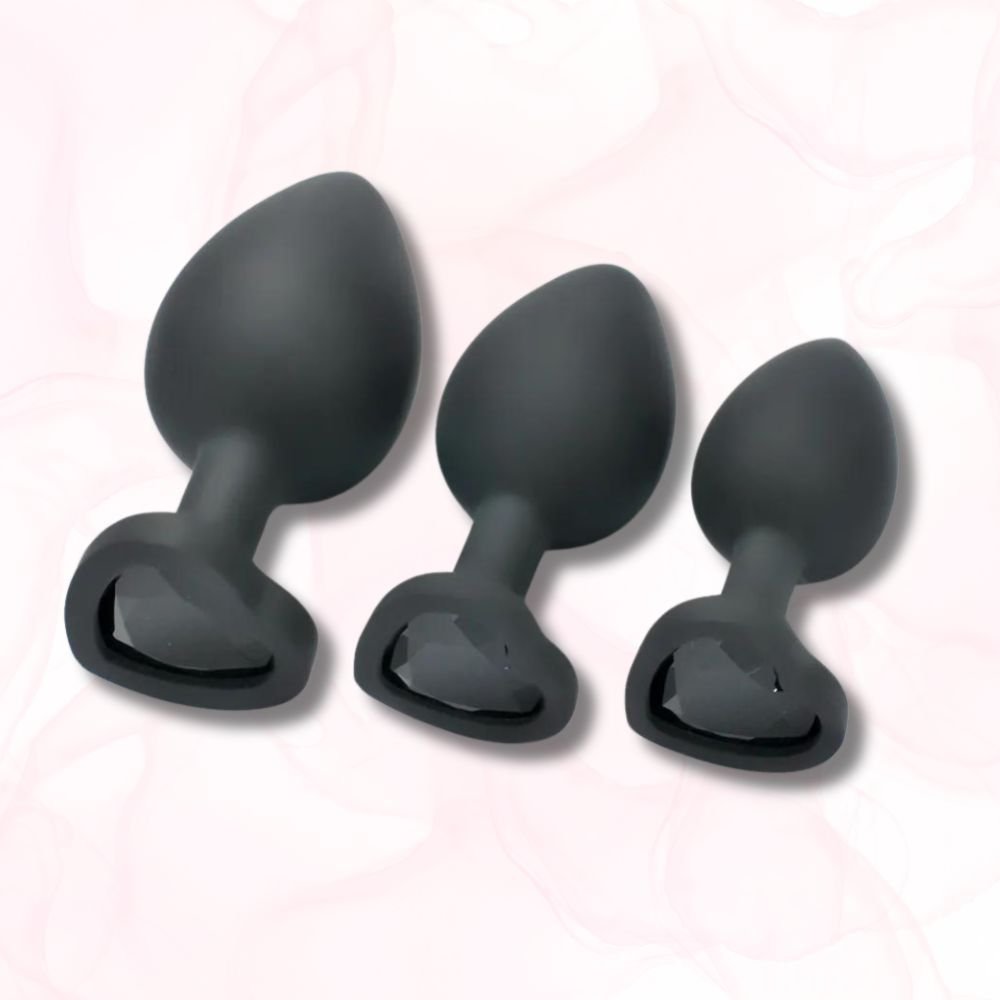 Plug Anal Silicone <br> Un Trio de Bonheur - Mon Plug Anal