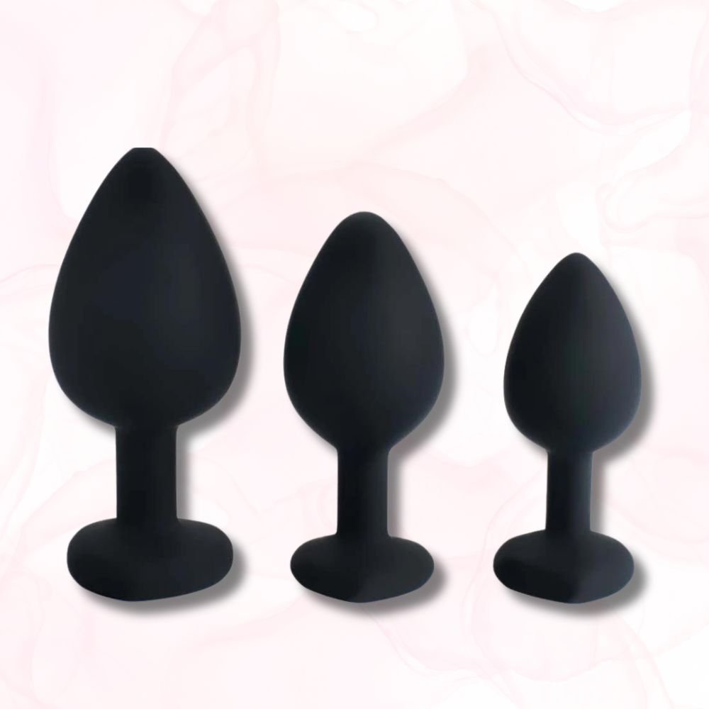 Plug Anal Silicone <br> Un Trio de Bonheur - Mon Plug Anal