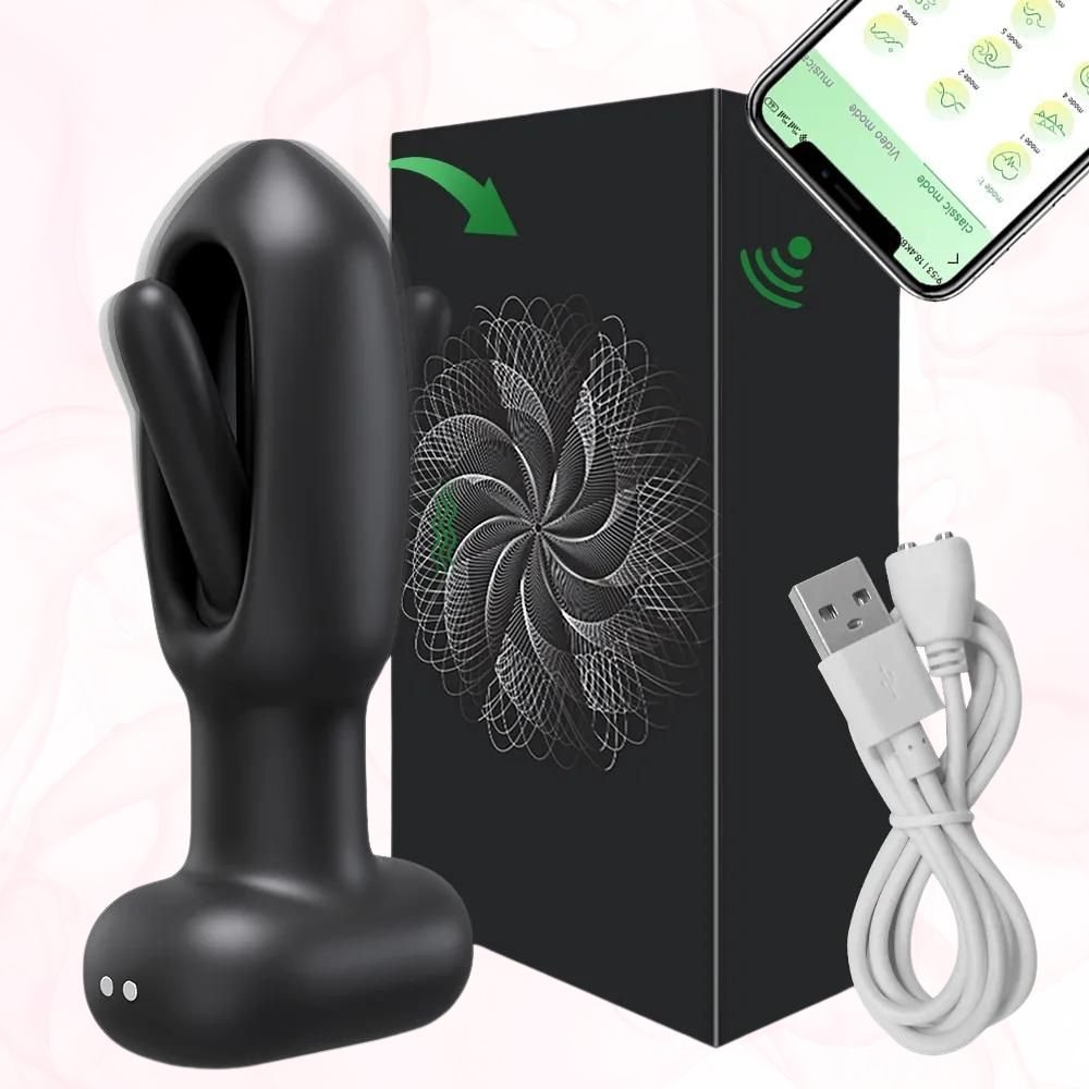 Stimulateur de Prostate <br> Les Neuf Vibrations Masculine Connecté - Mon Plug Anal